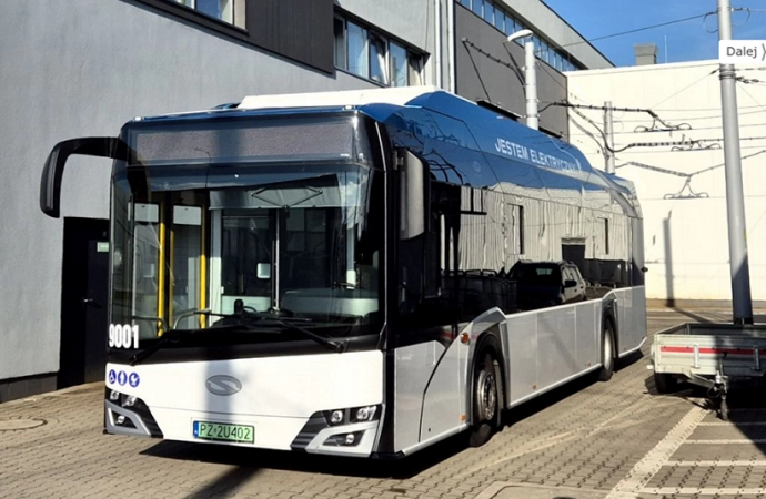 MPK w Olsztynie testuje elektryczny autobus.